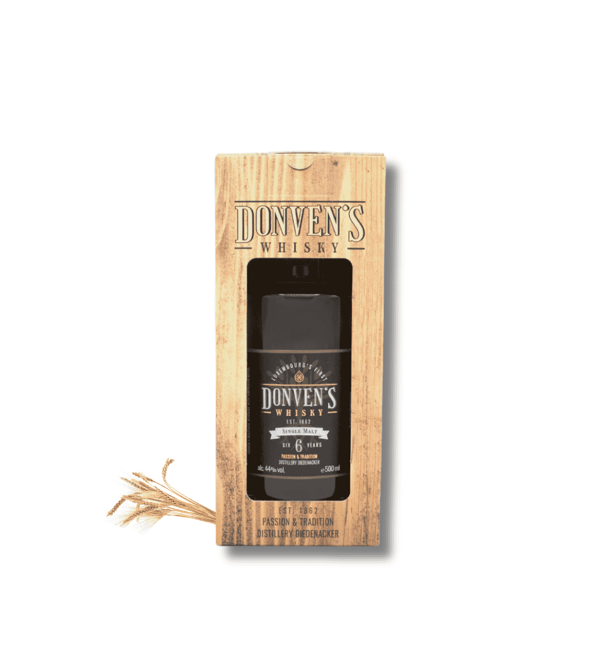Donven's Whisky Single Malt 6 years 50cl, 44%vol