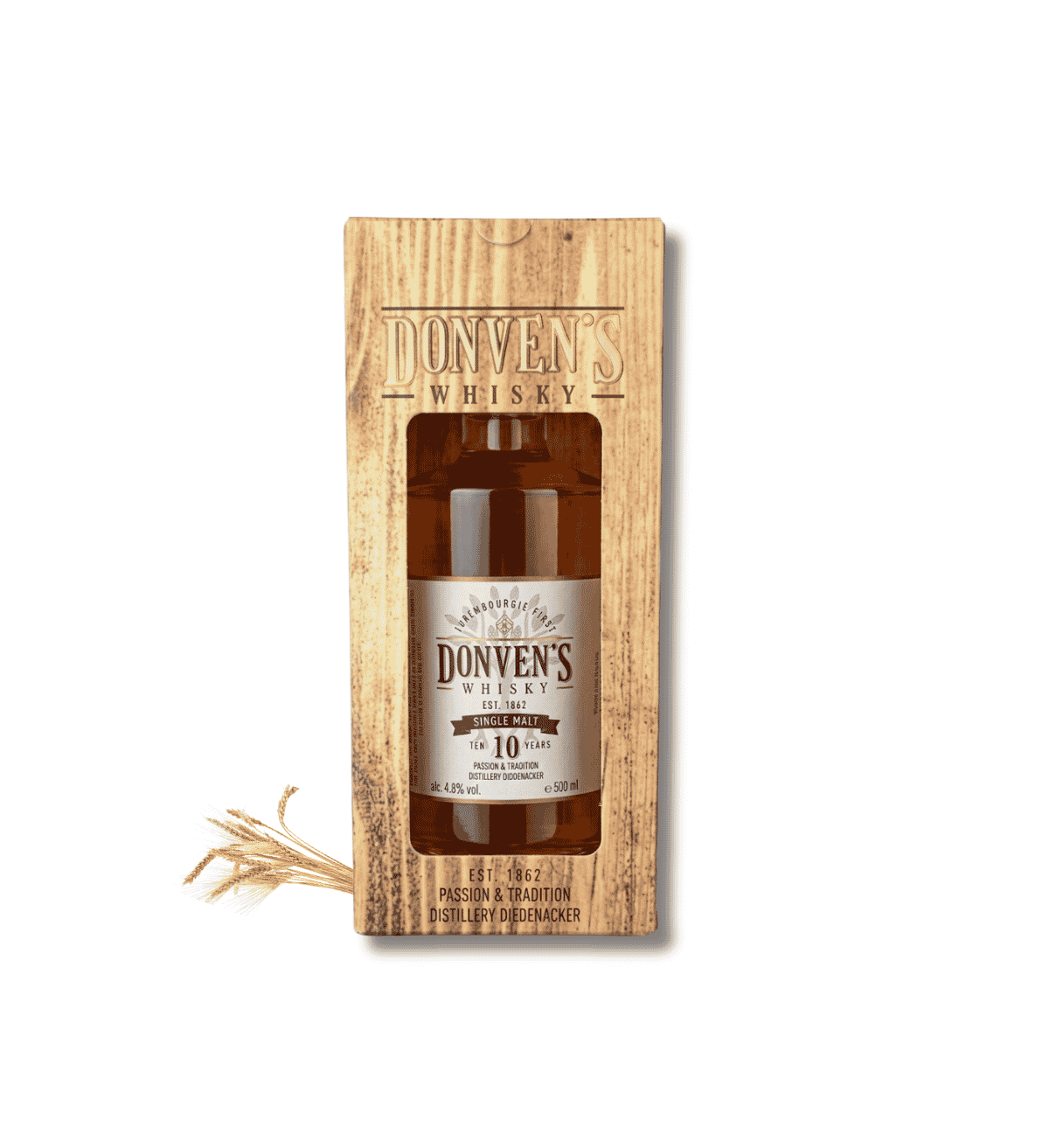 Donven's Whisky Single Malt 10 years 50cl, 44%vol